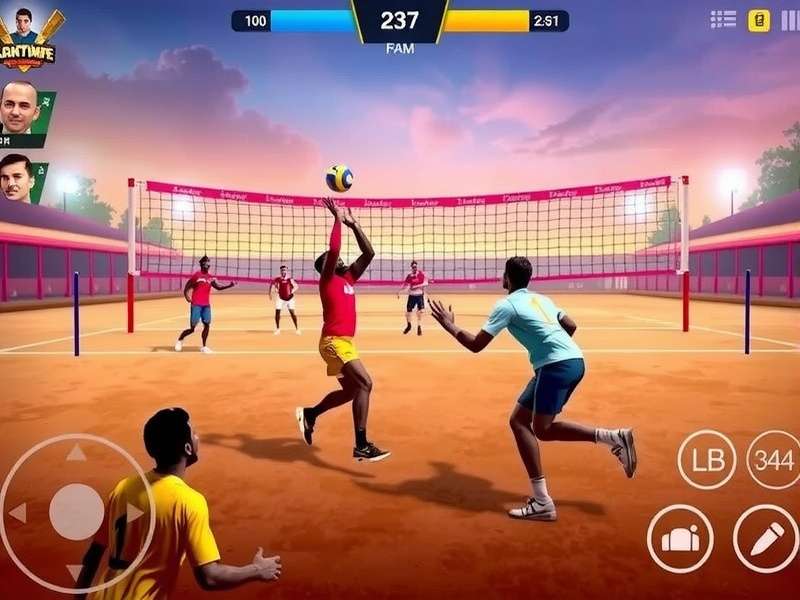 Volley Champ Punjab Gameplay Screenshot